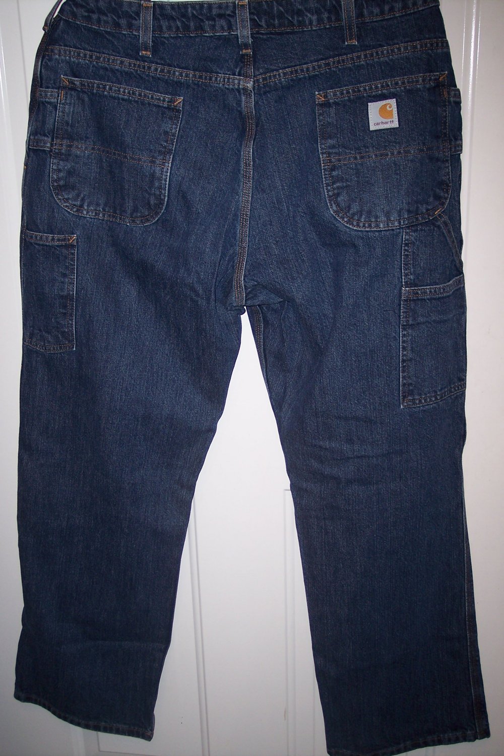 Carhartt Womens 14 x 30 Carpenter Jeans WB013 VIO Washed Vintage Indigo ...