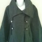 M- Gray Equestrian Style Cape Coat