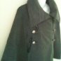 M- Gray Equestrian Style Cape Coat