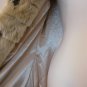 S- Brown Faux Fox Fur Coat
