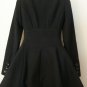 XS- Navy Blue Circle Dress Coat