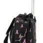 Ribbon Print Designer Large Rolling Briefcase! (Black)