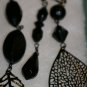 Black Leaf Necklace