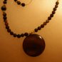 Brown Pendant Necklace