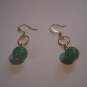 Green Beaded Gold Necklace