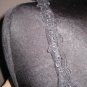 La perla black silk Chemise sz Small