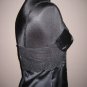 La perla black silk Chemise sz Small