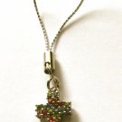 Mix Color Crystal Cross Shape Phone charm/pendant C045 - Free Shipping Charms