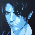 David Bowie Pop Art Modern Painting on Canvas C19 Free Shipping to USA