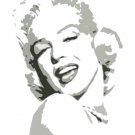 Marilyn Monroe Grey Pop Art Painting on Canvas Free Shipping 12"x16"-019