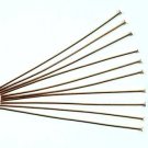 50 x Headpin Gold plated Jewellery Findings making 50mm