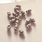 10 Spacer Barrel Tibetan Silver colour Beads Finding y7743