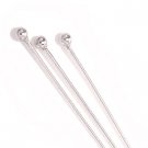 50 x Silver plated Ball Headpin Jewellery Findings 50mm