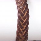 Unisex New Brown Braid Leather Bracelet Sufer Band B024