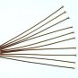 50 x Headpin Gold plated Jewellery Findings making 50mm