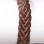 Free Shipping Unisex New Brown Braid Leather Bracelet Sufer Band B024