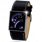 Black Unique Design 29 Binary LED Digital Wrist Watch