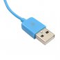 97.5cm USB Data SYNC Charger Cable Cord for iPod iPhone 4 3GS Blue