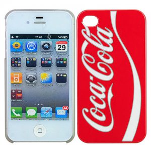Coca Cola Logo Pattern Iphone 4s Protective Case great for Gift item