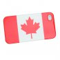 Canada Flag Pattern Iphone 4 / 4s Protective Case great for Gift item