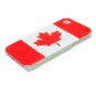Canada Flag Pattern Iphone 4 / 4s Protective Case great for Gift item
