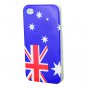 Australia Flag Pattern Iphone 4 / 4s Protective Case great for Gift item