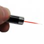 Black Mini Keychain LED Torch with Red Laser