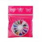 New 1800pcs 12 Colors 1.5mm Nail Art Glitters Rhinestones in Round Container