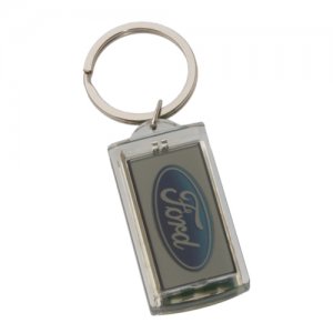 Solar Power Car Branded- FORD Sign LCD Key Chain