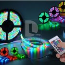 3528 RGB 5M Waterproof 300 LED Colorful RGB Flexible Led Light Strip + Remote For Xmas Party