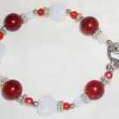 Opal and Glass Bracelet