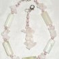 simply fabulous Jade and rose quartz bracelet