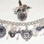 Fairies Charm Bracelet with Swarovski Crystals