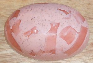8oz. goats Milk soap Raspberry Vanilla Cake