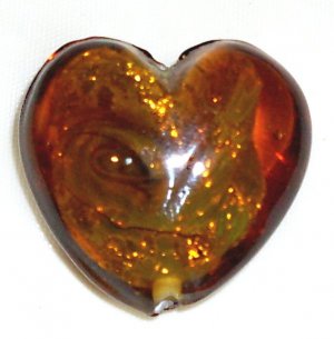 Handcrafted Lampwork Gass Heart