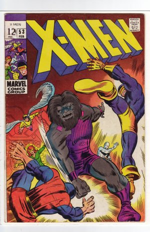 X-Men # 53 VG+ to VG/FN