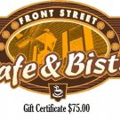 $75.00 Gift Certificate