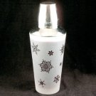 Snowflakes Etched Cocktail Shaker (clear)