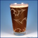 Tribal Arrows Etched Pint Glass (20 oz.)