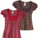 M - Girl's Metallic Striped Tops