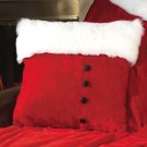 Santa's "Fur Trimmed" Pillow