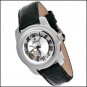 DUBOULE BIRCH MEN'S 21J AUTOMATIC WATCH NEW BLACK LEATHER MLP $1820