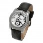 DUBOULE SUSSEX MENS 20J AUTOMATIC WATCH NEW LEATHER SILVER