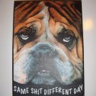 Dog wooden image