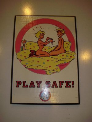 Play safe wooden image