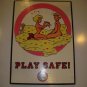 Play safe wooden image