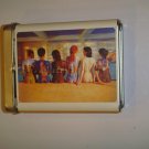 Painted women cigarette case