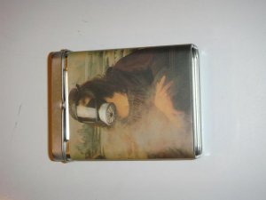 Toxic Mona Lisa cigarette case