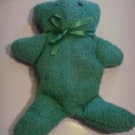 Bath Buddies: Green teddy bear