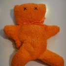 Bath Buddies: Orange teddy bear